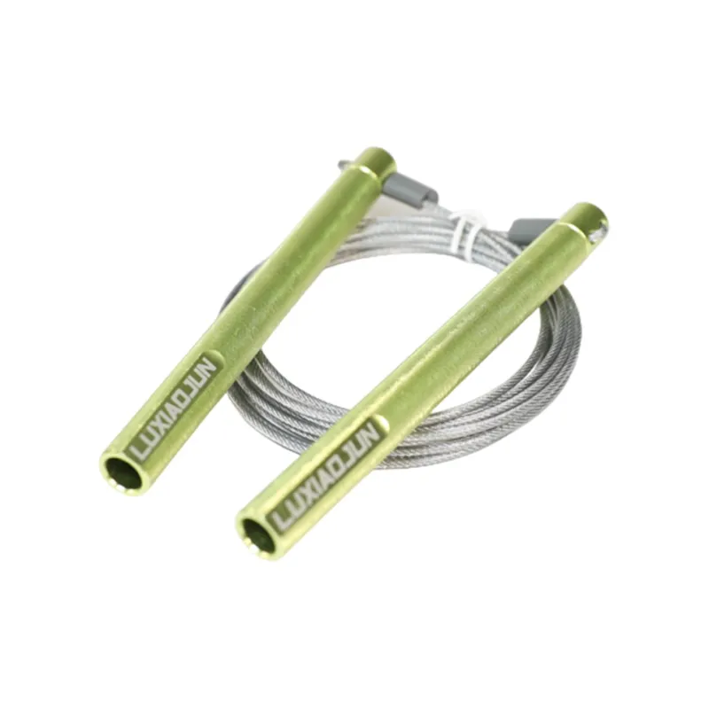 LUXIAOJUN Professional Racing Non Countable Jump Ropes Adults Steel Wire+Rubber Rope, Aluminous Controller 3m-4