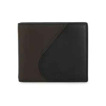 Lanvin Two-Toned Logo Embossed Wallet