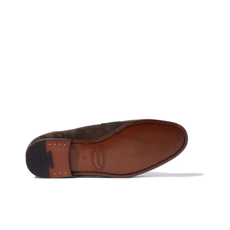 SCAROSSO Alessandra Almond Toe Loafers Women's-4