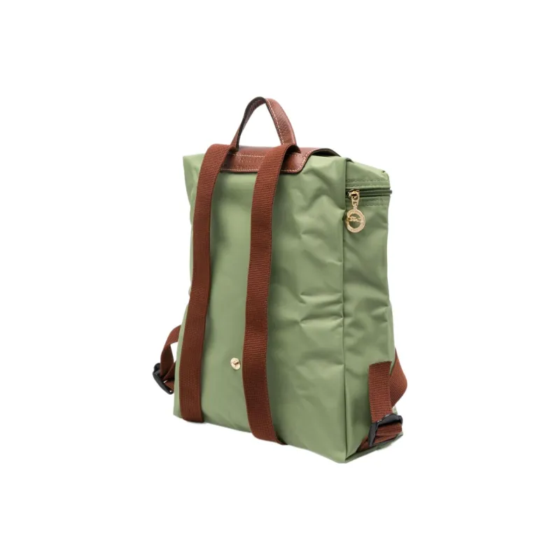 LONGCHAMP Le Pliage Canvas Backpack Regular Women's Green-1