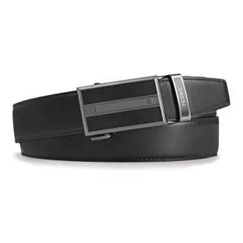 PEDRO Minimalist Casual Automatic Buckle Belt Calfskin Leather Belts Men's Width 3.5CM
