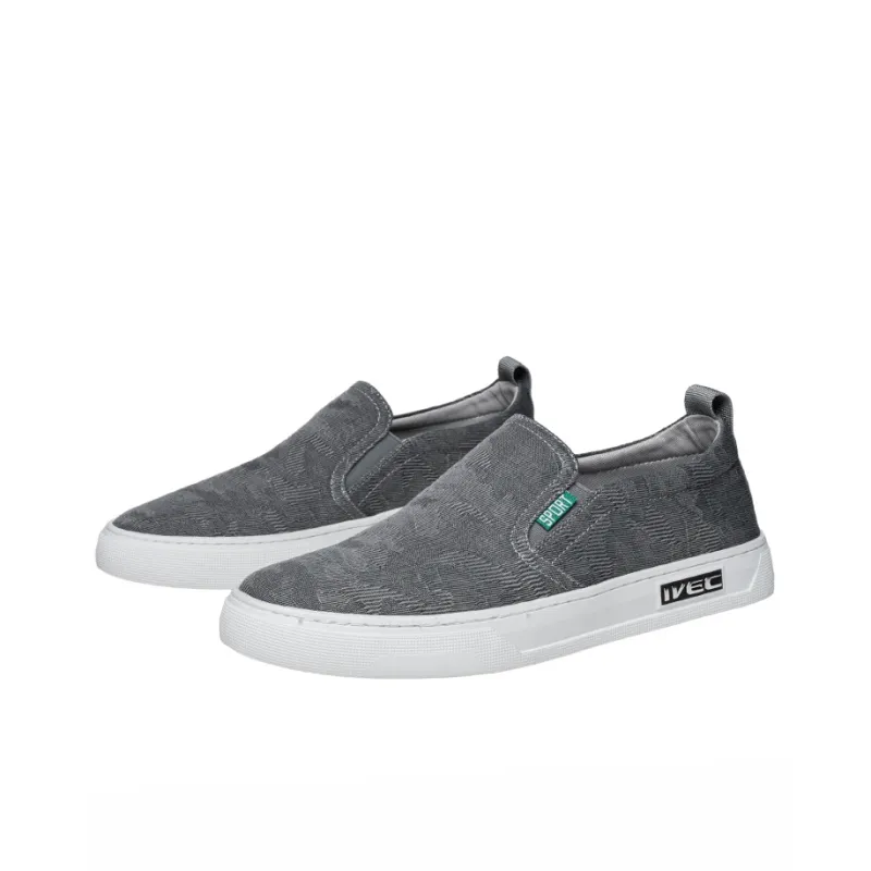 YEDANI Low Top Canvas Shoes Men's Gray-1