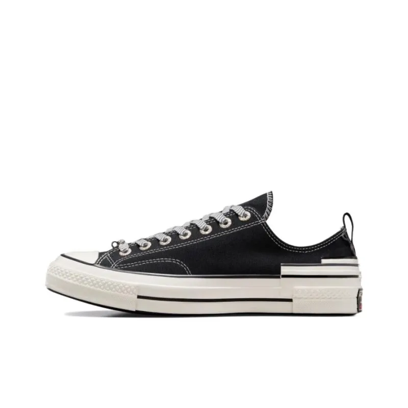 Chuck 70 Converse Hacked Heel Low 'Black Reflective'-0