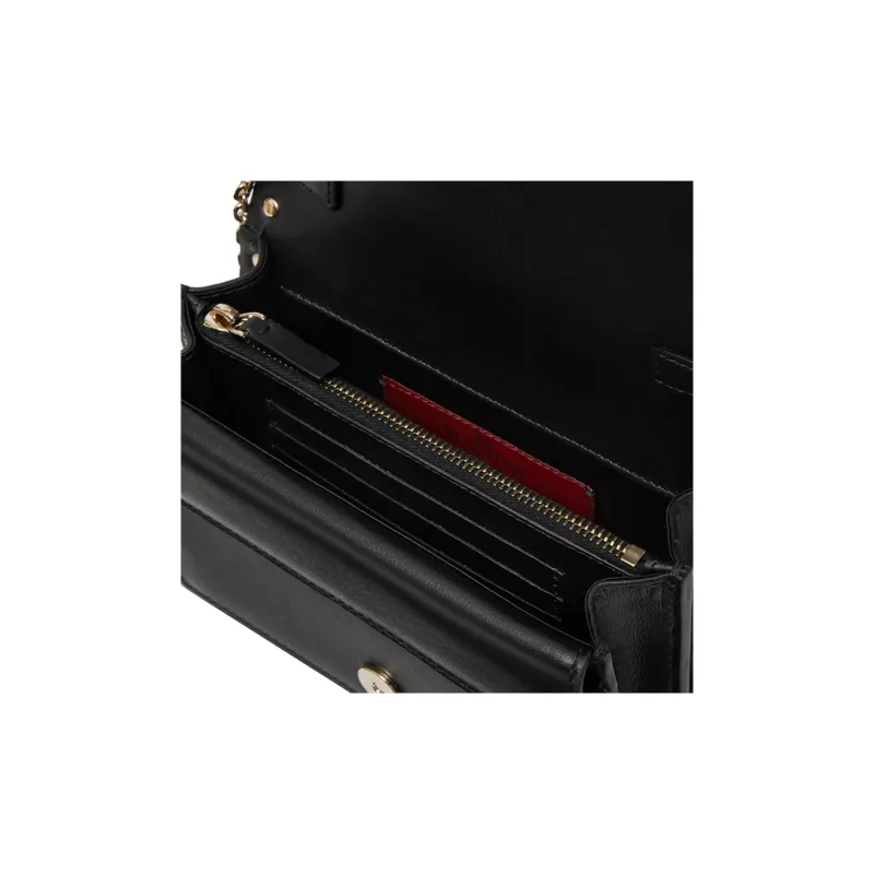 Valentino ROMAN STUD Calfskin One Shoulder Handbag Women's Black-3