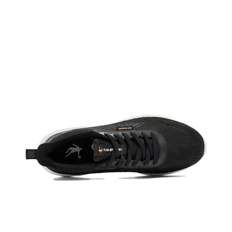 QIAODAN Coverage Slip Resistant Warm Low Top Running Shoes Men's Black-3