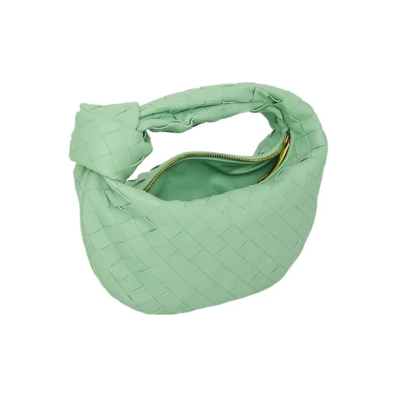Bottega Veneta Sheepskin Handbag Mini Women's Green-3