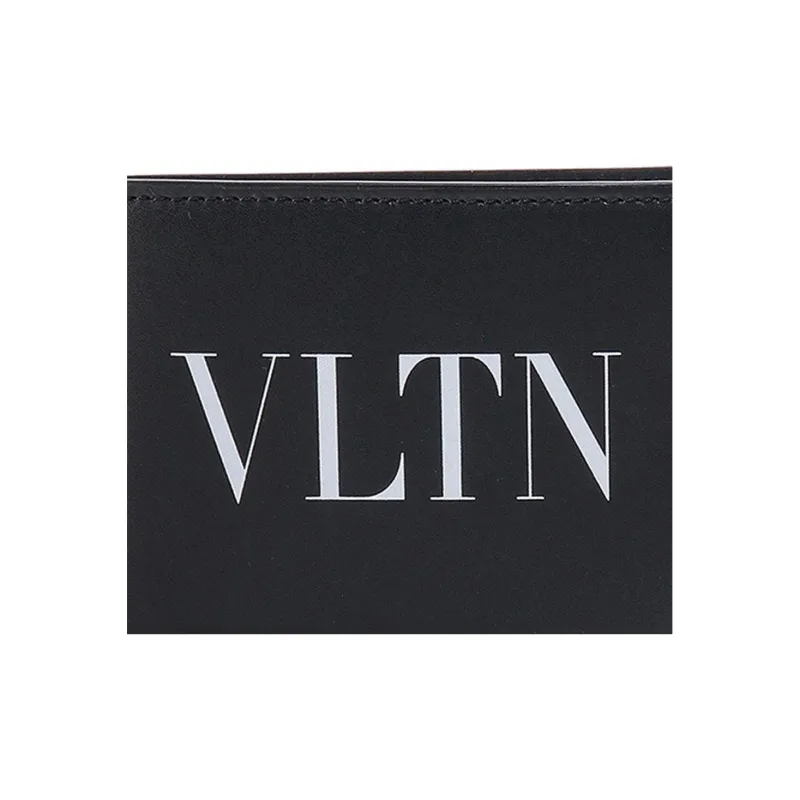 Valentino VLTN Leather Wallet Men's Black-4