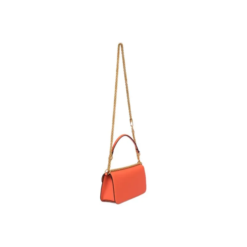 Valentino Locò Calfskin Baguette Bag Crossbody Bags Handbags Small Size Women's Orange-2