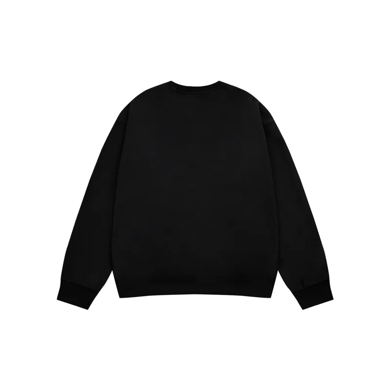 PAULASARA Fleece Casual Crew Neck Sweatshirt Unisex-1