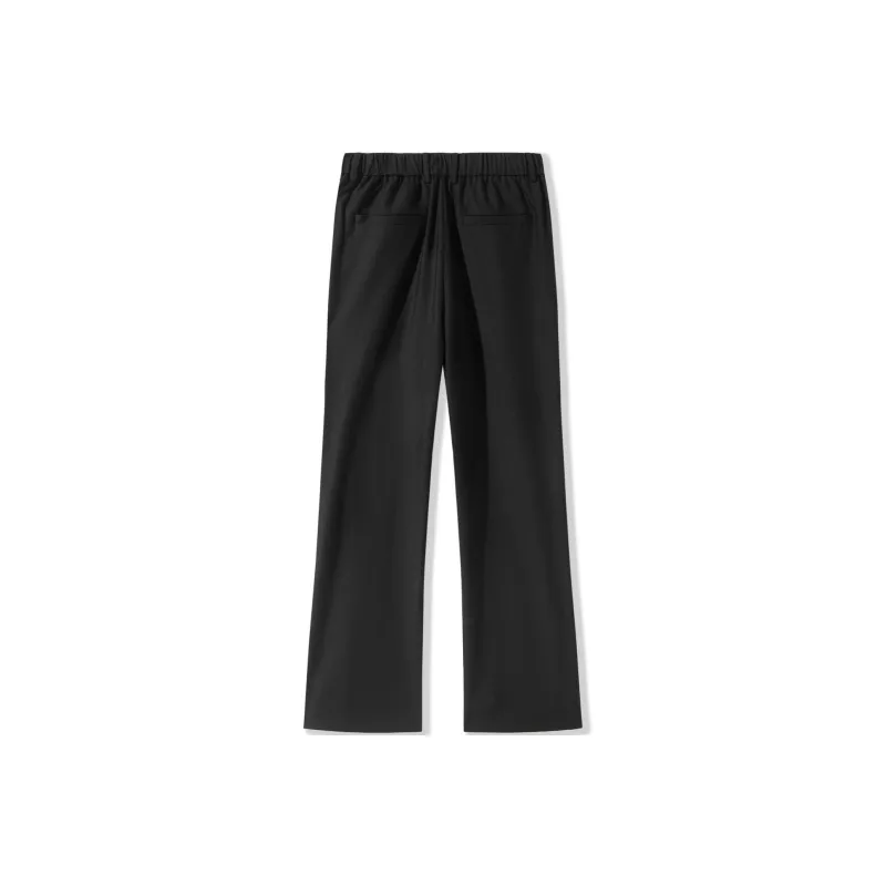 FORHUG Casual Pants Unisex Black-1