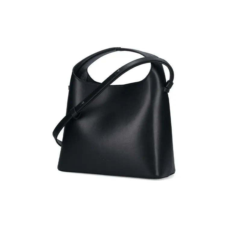 AESTHER EKME Leather Shoulder Bag Crossbody Bag Handbag Regular Women's Black-1
