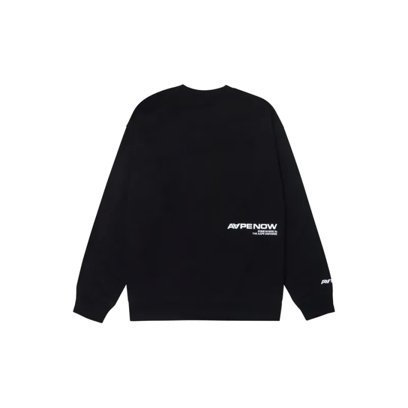 Aape Logo patch Crew neck Sweatshirt-1