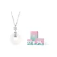 Copper Coin Peaceful Buckle Necklace-Silver White[Box]