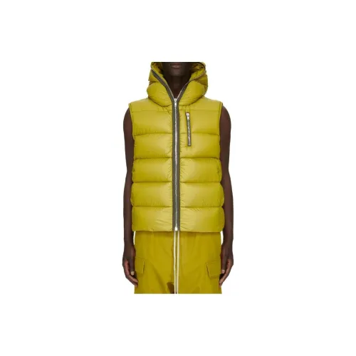 RICK OWENS Vests Men Yellow