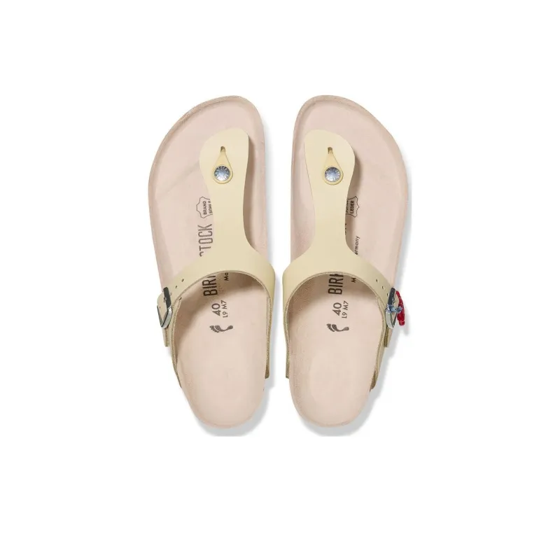 Birkenstock Gizeh Flip Flops Women's Light Umber Regular-3