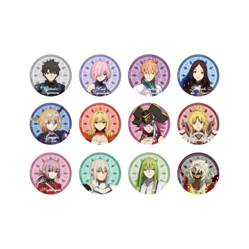 Aiman Fate/Grand Order Final Singularities Solomon's Temple Of Time Double Flash Emblem 1 Box 12 Pcs IP Merch