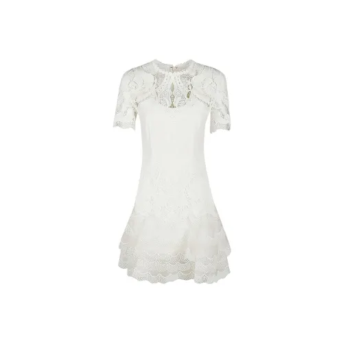 JONATHAN SIMKHAI Short-Sleeved Dresses Women's White