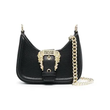 VERSACE JEANS COUTURE Polyester Shoulder Bag, Crossbody Bag Mini Women's Black