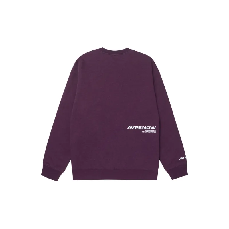 Aape Logo patch Crew neck Sweatshirt-3