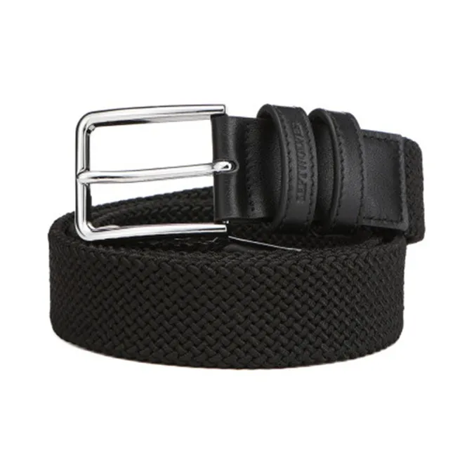 SEPTWOLVES New Arrival Pin Buckle Adjustable Fabric Leather Belts Men's Width 3.4CM-1