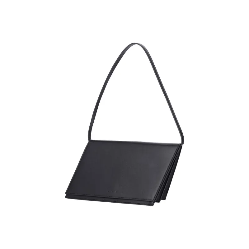 AESTHER EKME Leather Handbag Shoulder Bag Regular Women's Black-0
