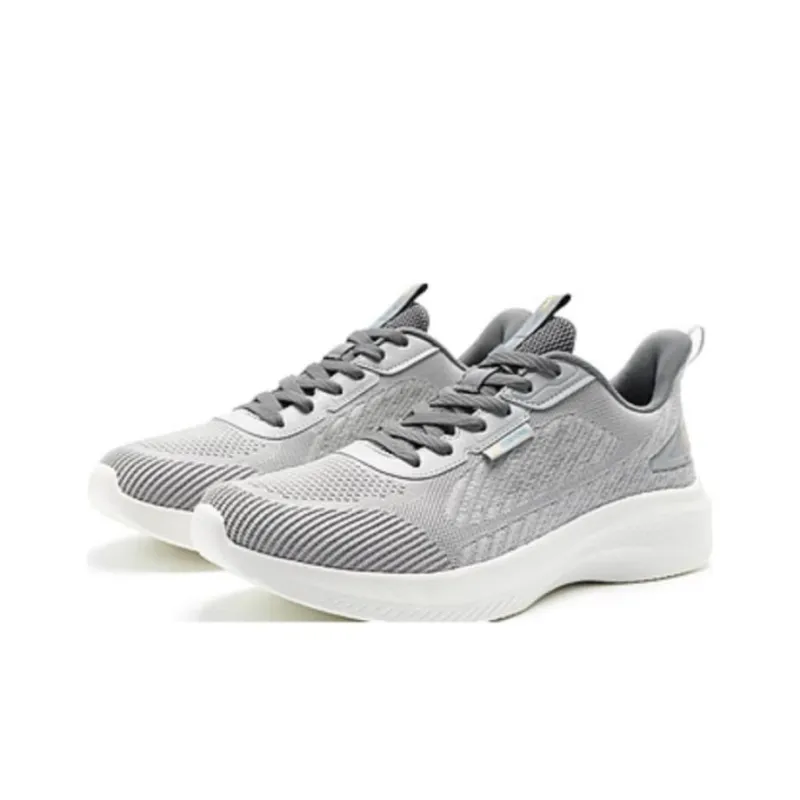 QIAODAN Water Resistant Low Top Running Shoes Men's Gray-2