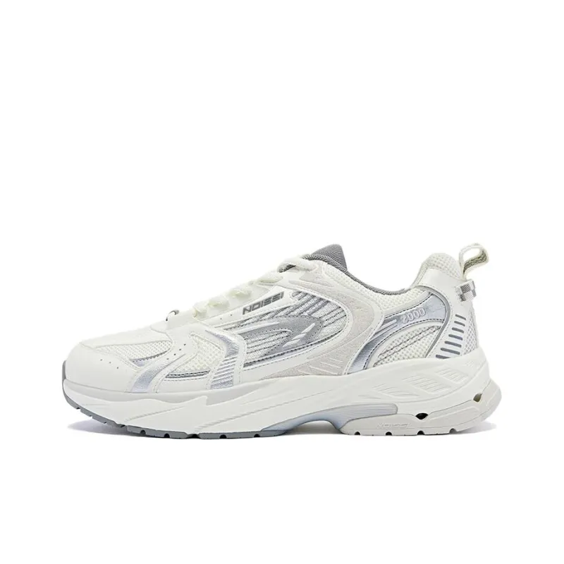 QIAODAN Kaiyuan 1.0 Cushioning, Wear Resistant Low Top Casual Shoes Men's White Gray-0