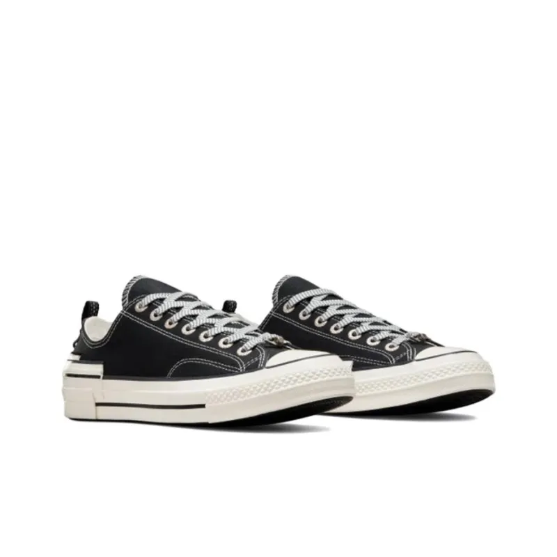 Chuck 70 Converse Hacked Heel Low 'Black Reflective'-2