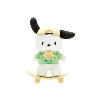 Sanrio Pochacco GOGO Outdoor Escape Journal Collection Dolls Plush Doll 25cm High