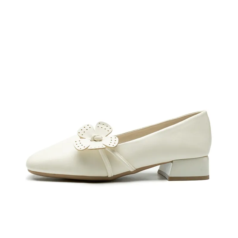 FLOSSIE Casual Single Shoes 2.8cm Women's Beige-0