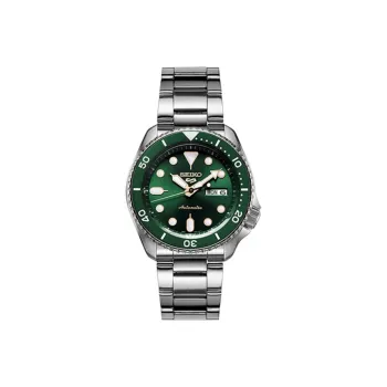 SEIKO SEIKO5 Collection Mechanical Movement Watch Men's Watches Green Dial SRPD63K1 Brand