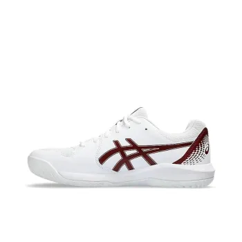 Asics Gel Dedicate 8 Tennis Shoes 'White Antique Red'