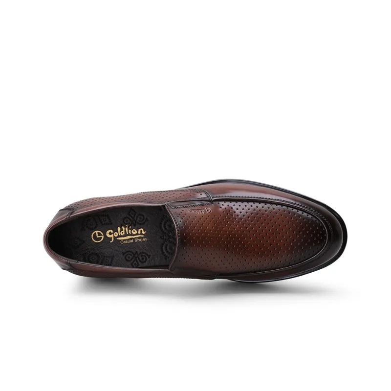 GOLDLION Loafers Men Black Business/Black Perforated/Brown Perforated-12
