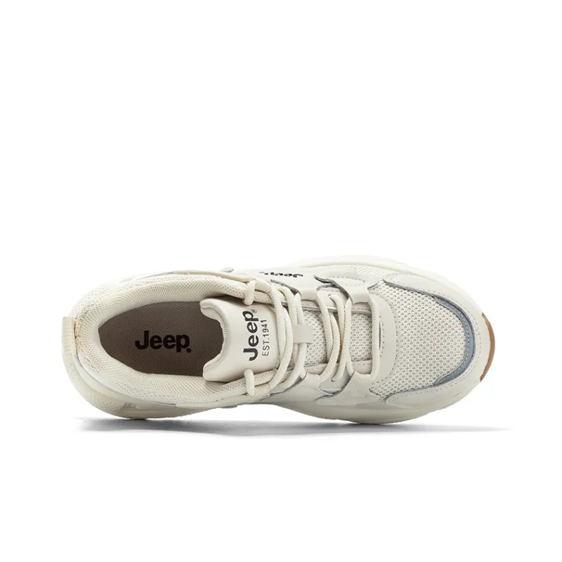 Jeep Wear resistant, Lightweight, Breathable, And Non slip. Low Top Chunky Sneakers Women's-2