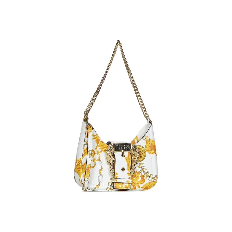 VERSACE JEANS COUTURE Artificial Leather Shoulder Bag Women's White-1