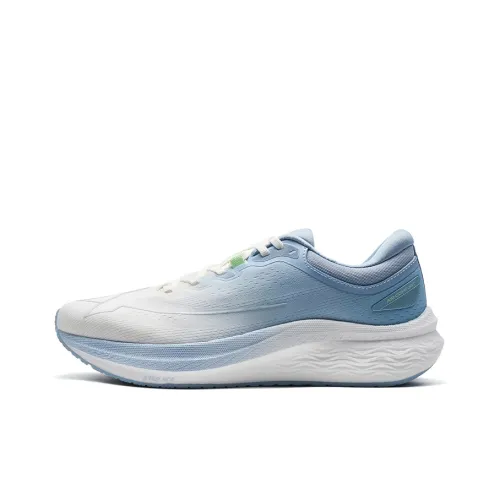 XTEP Running Shoes Men Low-Top Sail White/Evening Mist Blue