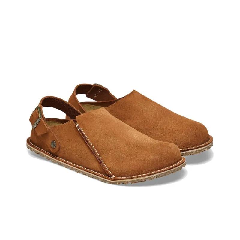 Birkenstock Lutry Premium Suede Leather 'Mink'-2