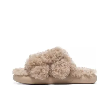 LI NING 1990 Slide Slippers Women's Creamy Brown