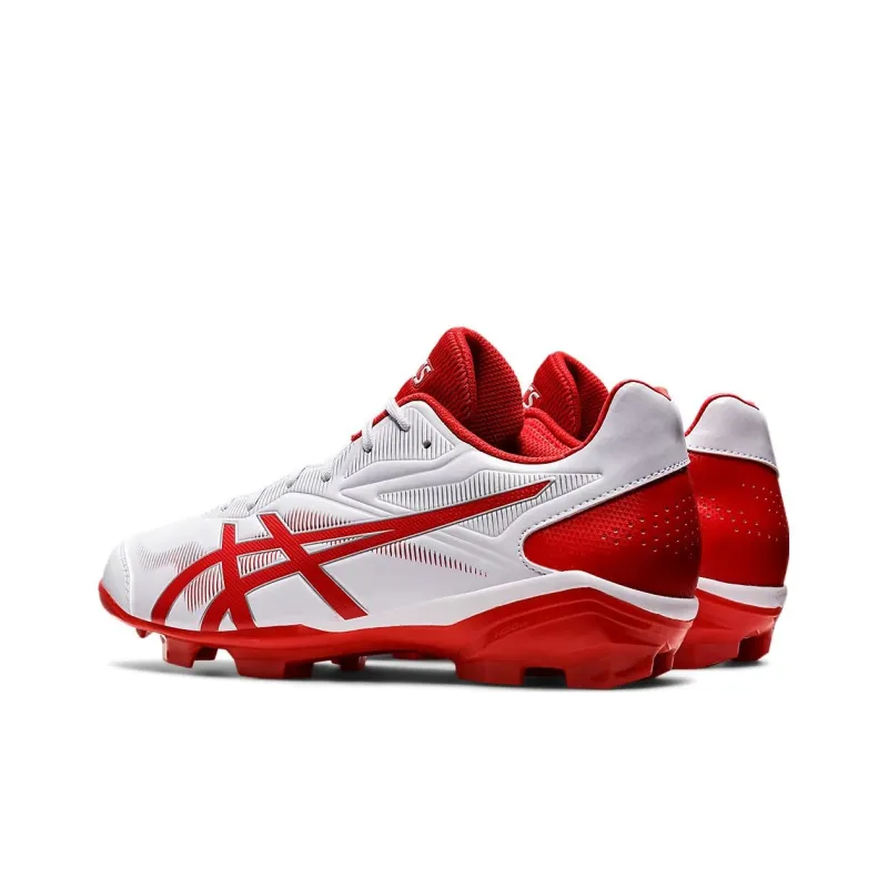 Asics Star Shine Iii Baseball Point Spike Shoes 'White Red'-3