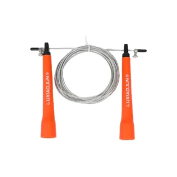 LUXIAOJUN Professional Racing Non Countable Jump Ropes Adults Steel Wire Rope PP Controller 3m
