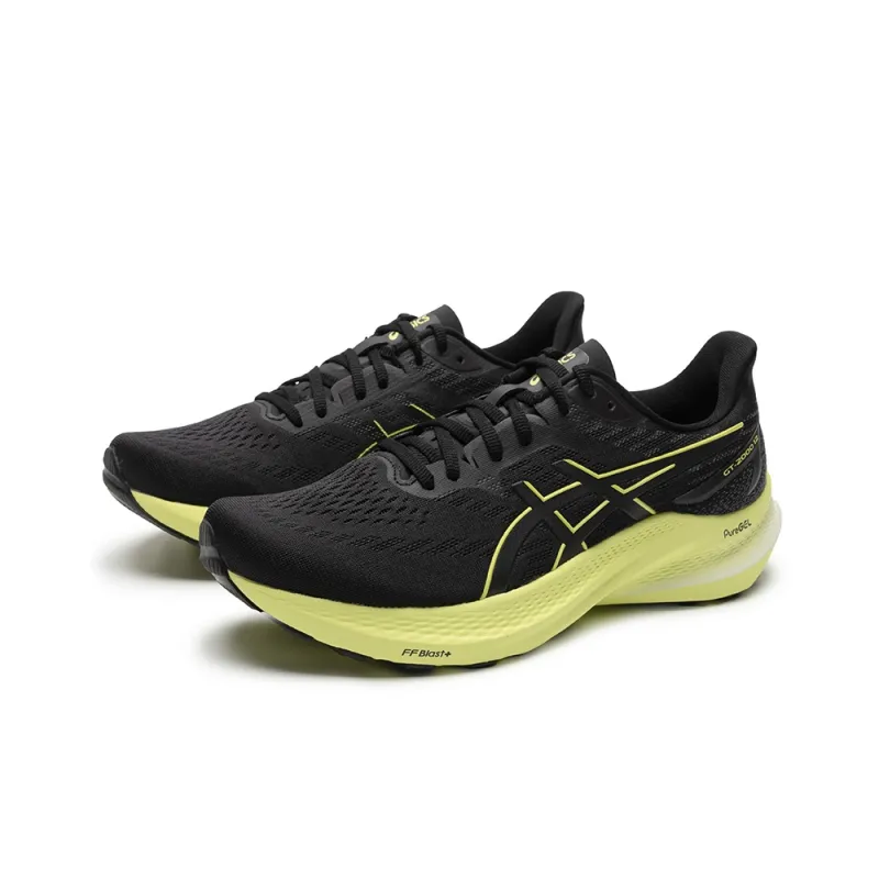 Asics GT 2000 12 Black Glow Yellow-1