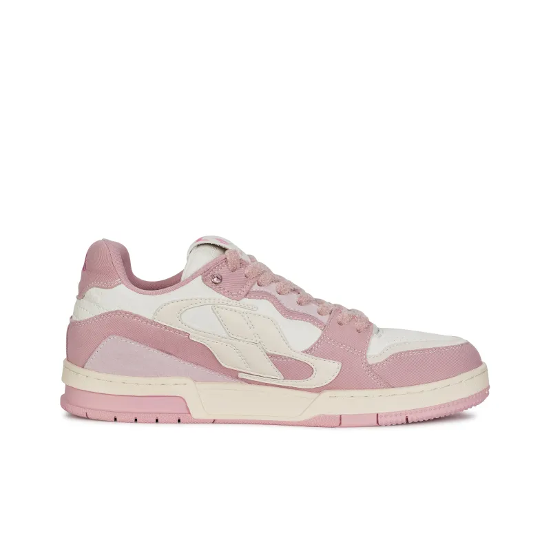 HARSH AND CRUEL Star Ring Shoes Cushioning Lightweight Breathable Low Top Skateboard Shoes Unisex Pink Diamond Denim-1