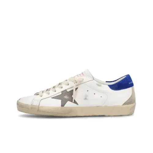 Golden Goose Super-Star White Snake Blue