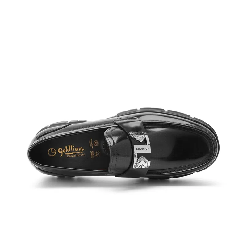 GOLDLION Loafers Men Black-2