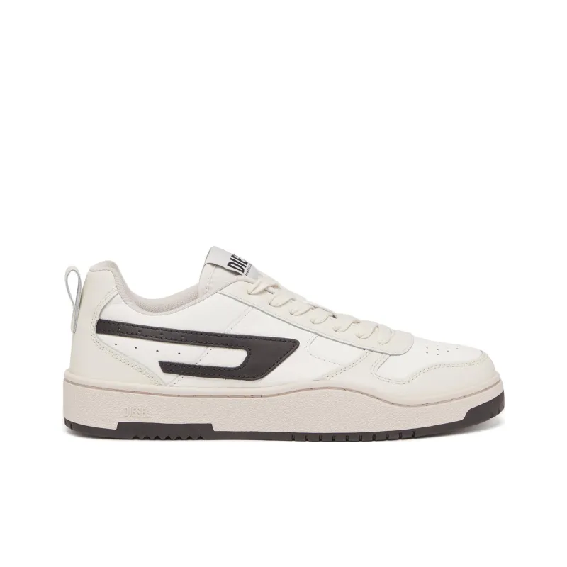 DIESEL S-Ukiyo Low-Top Skateboard Shoes Men's Black White-1
