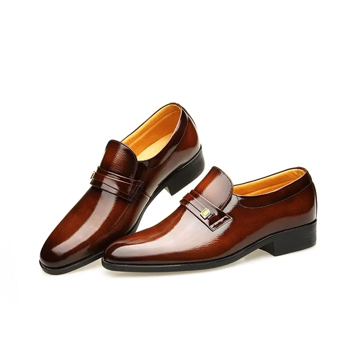 LAORENTOU Dress Shoes Men Mid Top Black/Brown-8