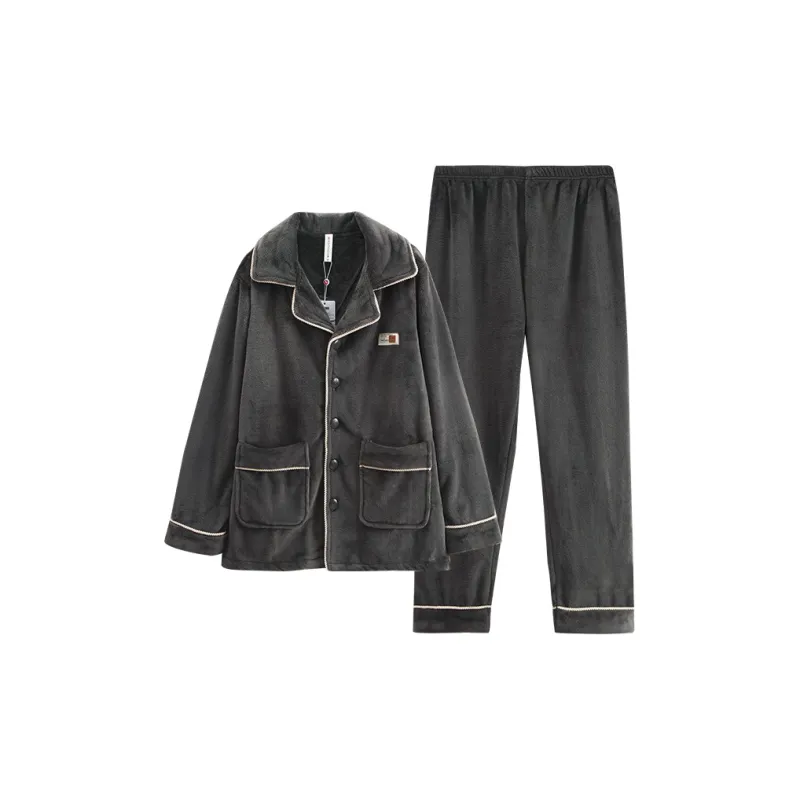 FENTENG Pajama Set Men's Dark Gray-0