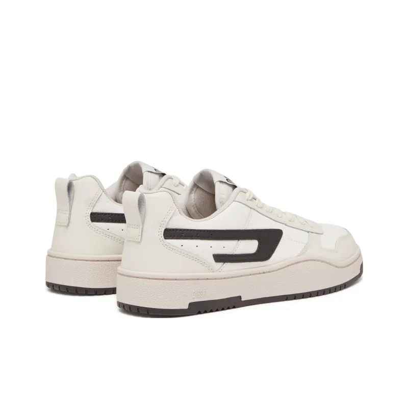 DIESEL S-Ukiyo Low-Top Skateboard Shoes Men's Black White-3