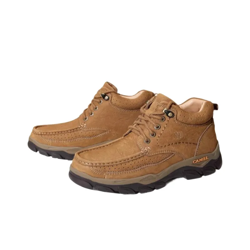 CAMEL Anti-Slip Wear-Resistant Low-Top Outdoor Shoes Men's Camel-2