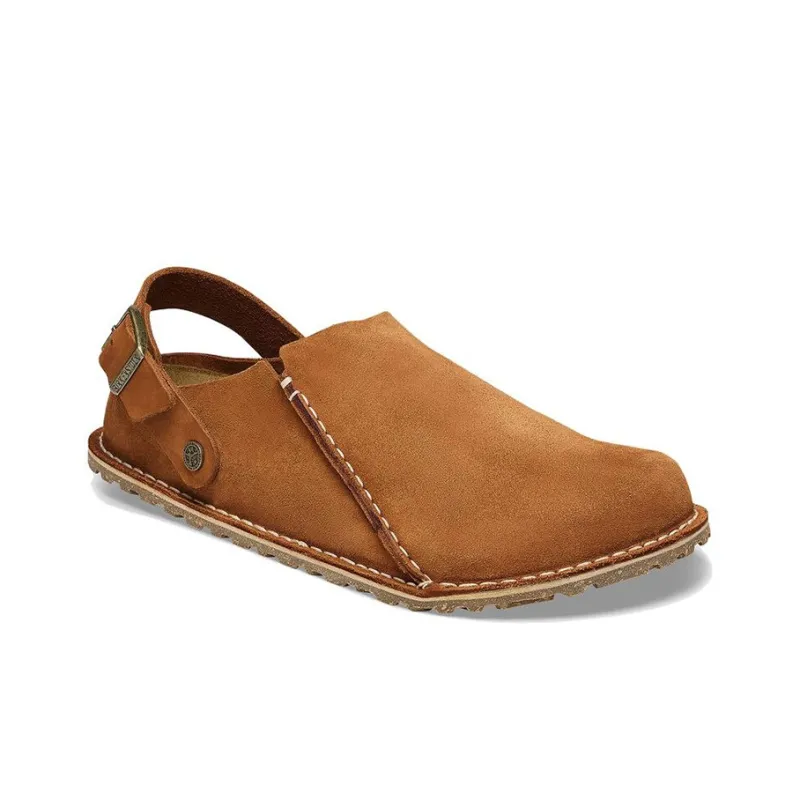 Birkenstock Lutry Premium Suede Leather Narrow Fit 'Mink'-1